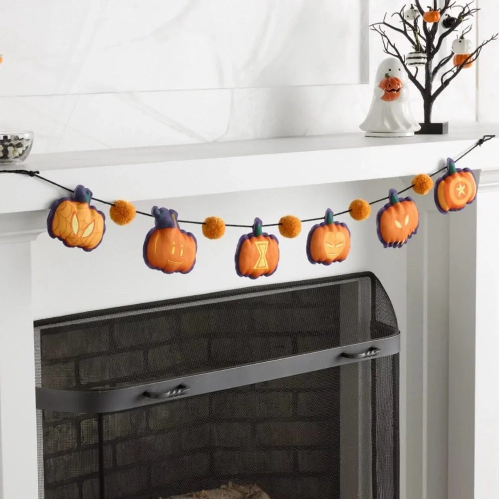 Halloween Marvel Pumpkin Garland